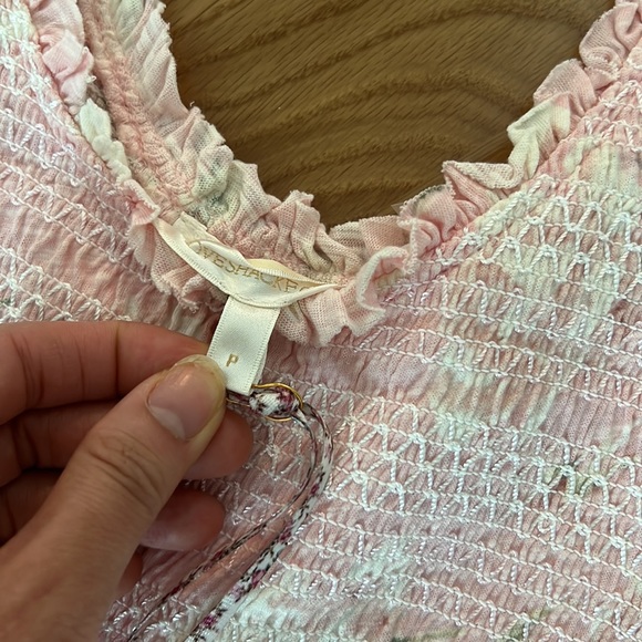 NWT LOVESHACKFANCY - CHESSIE MAXI DRESS - BALLET PINK - Picture 7 of 9